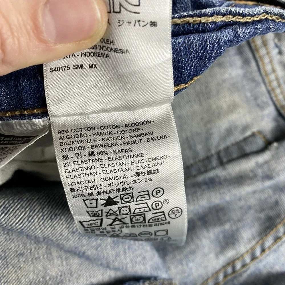 Levis 514 Straight Leg Jeans Mens 38x23 Blue Medium Wash Mid Rise‎